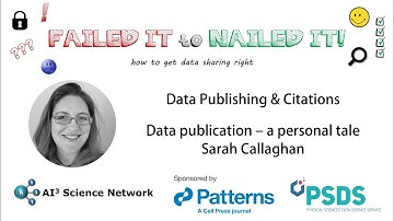 FI2NI: Data publication – a personal tale - Sarah Callaghan