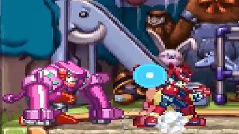 Mega Man ZX - Model OX VS Purpril (LV4)