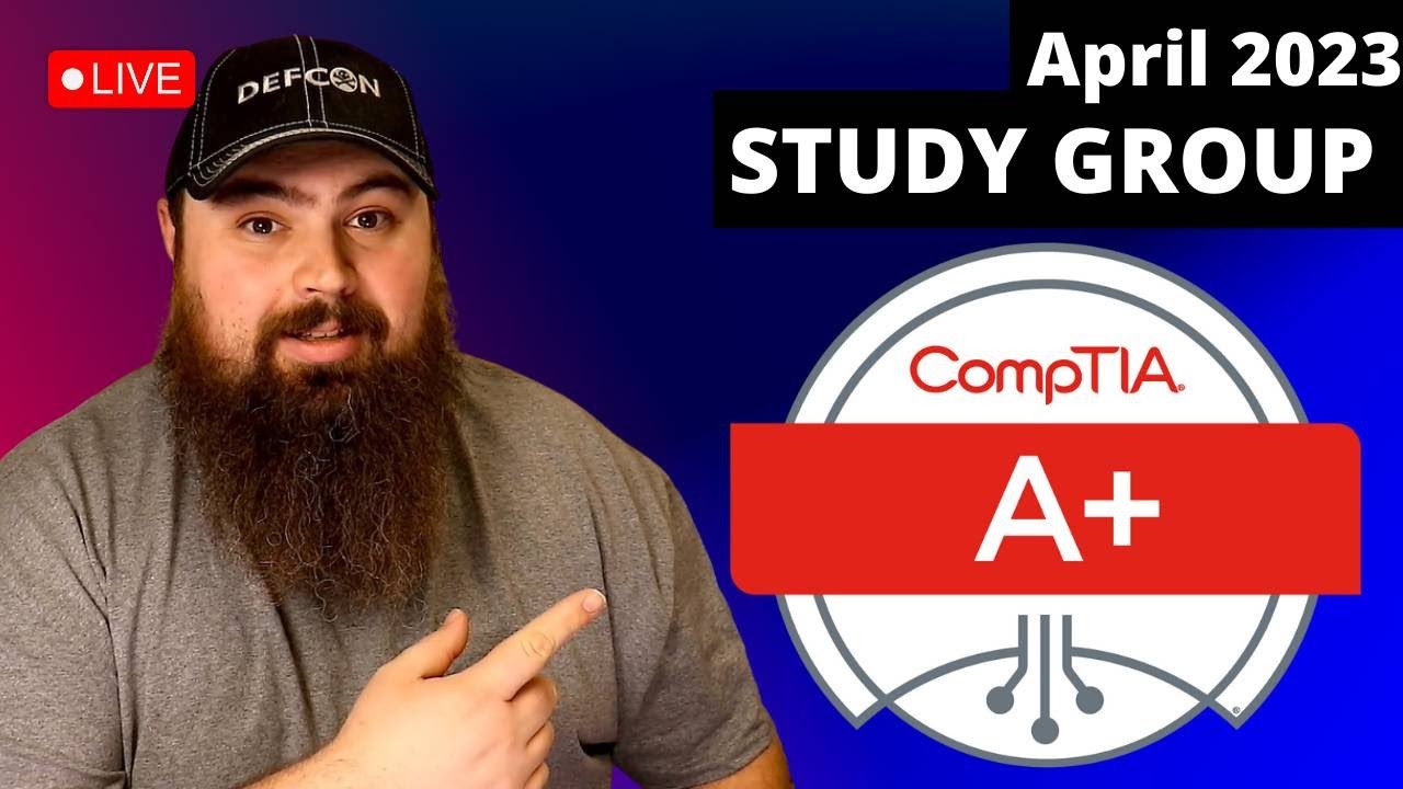 CompTIA A+ 220-1100 Study Group and Quiz - April 2023 - YouTube