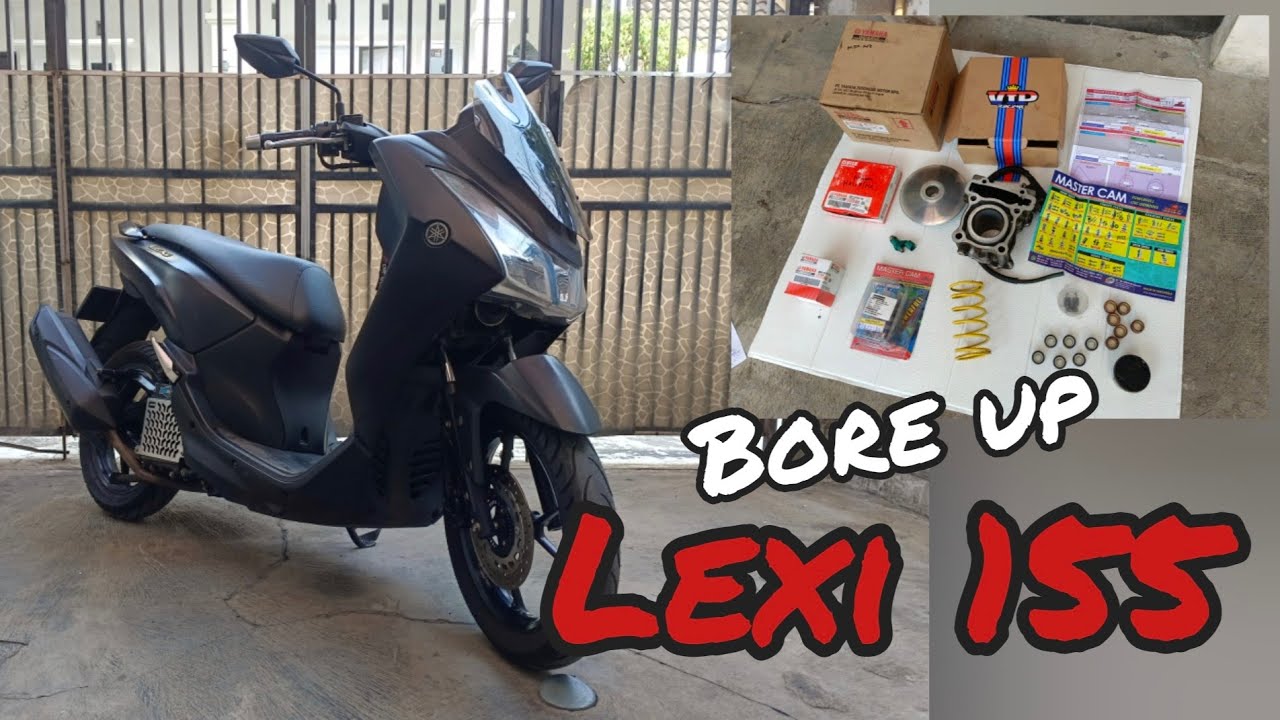 Yamaha Lexi  Bore Up 155 cc aman di pakai harian