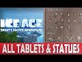 Ice age scrats nutty adventure all tablets  statues  all collectibles 8080  2020