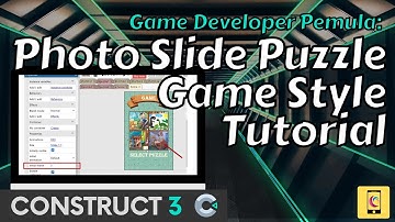 Photo Slide Puzzle tutorial Game Style using Construct 3
