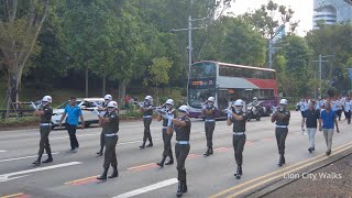 [4K] Changing of Guards at the Istana, office of the President of Singapore on 7 Apr 2024