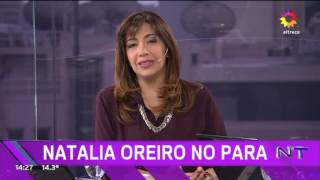 Natalia Oreiro entrevista en Noticiero Trece 14.07.2017