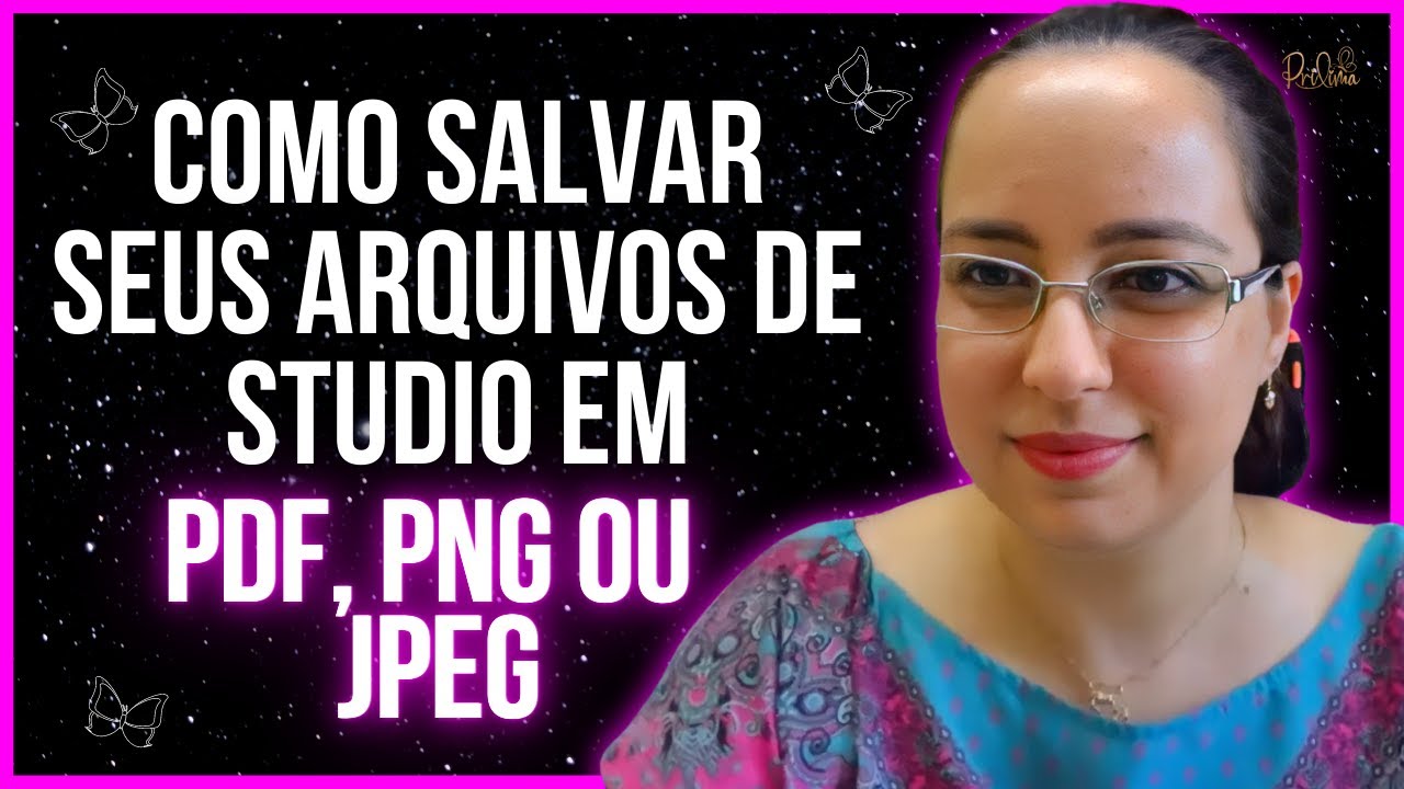 COMO SALVAR OS ARQUIVOS DE STUDIO EM PDF, PNG OU JPEG