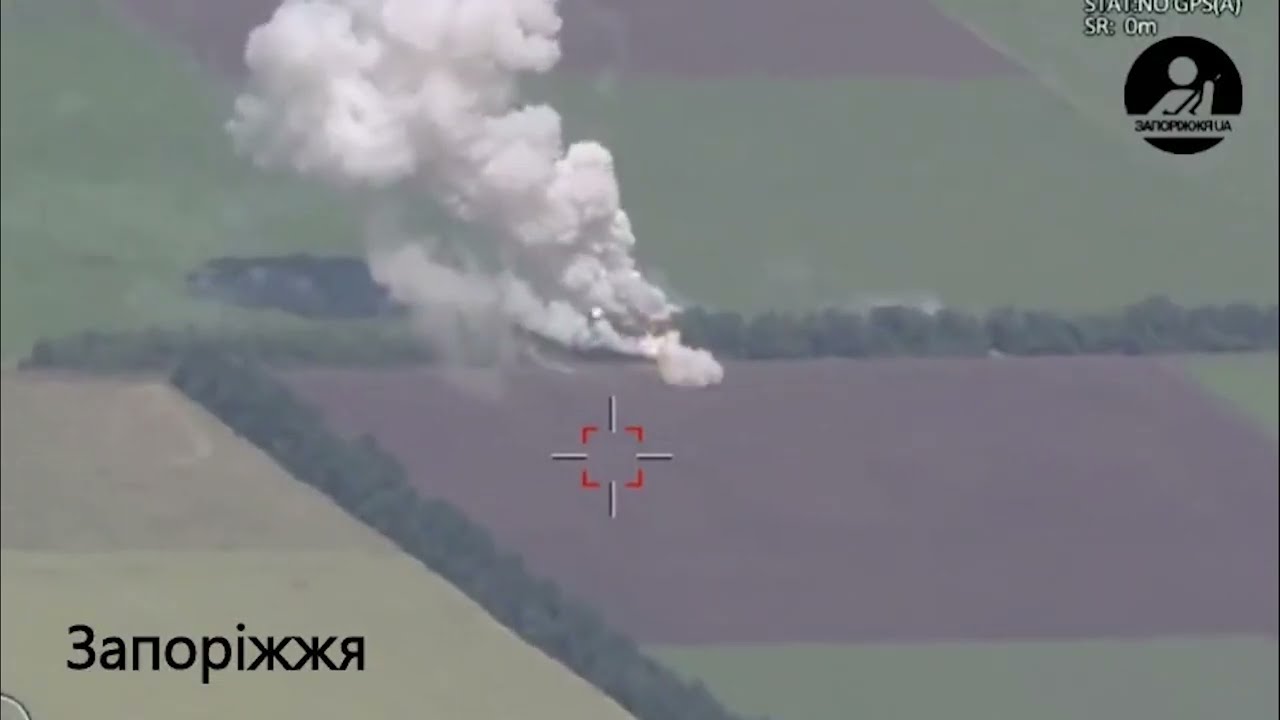 Ukraine Counteroffensive -- Buk SAM System Destroyed with Ammo Cookoff