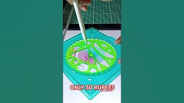 😘 How many rotations did the pen make in total ⚡ Spirograph Art 🎨 #spirograph #art 8