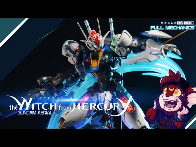 #newtype #thewitchfrommercury 1/100 FULL MECHANICS Gundam Aerial (Permet Score Effect) class=