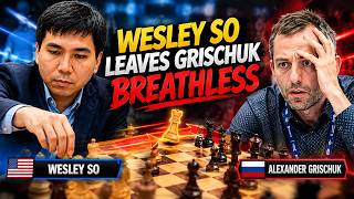 Wesley So Leaves Grischuk Breathless as His Rook Invades the 7th Rank and Sweeps the Queenside