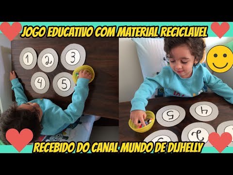 5 dicas de jogos educativos feitos com material reciclável