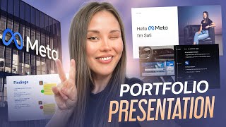 My EXACT UX Portfolio Presentation for Faang| Product DesignTube