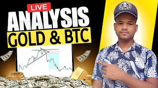 Live Crypto &amp; Gold Analysis || 06 Oct || For Educational Purpose Only | #bitcoinlivetrading