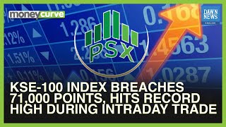 KSE-100 Index Breaches 71,000, Closes At Record High