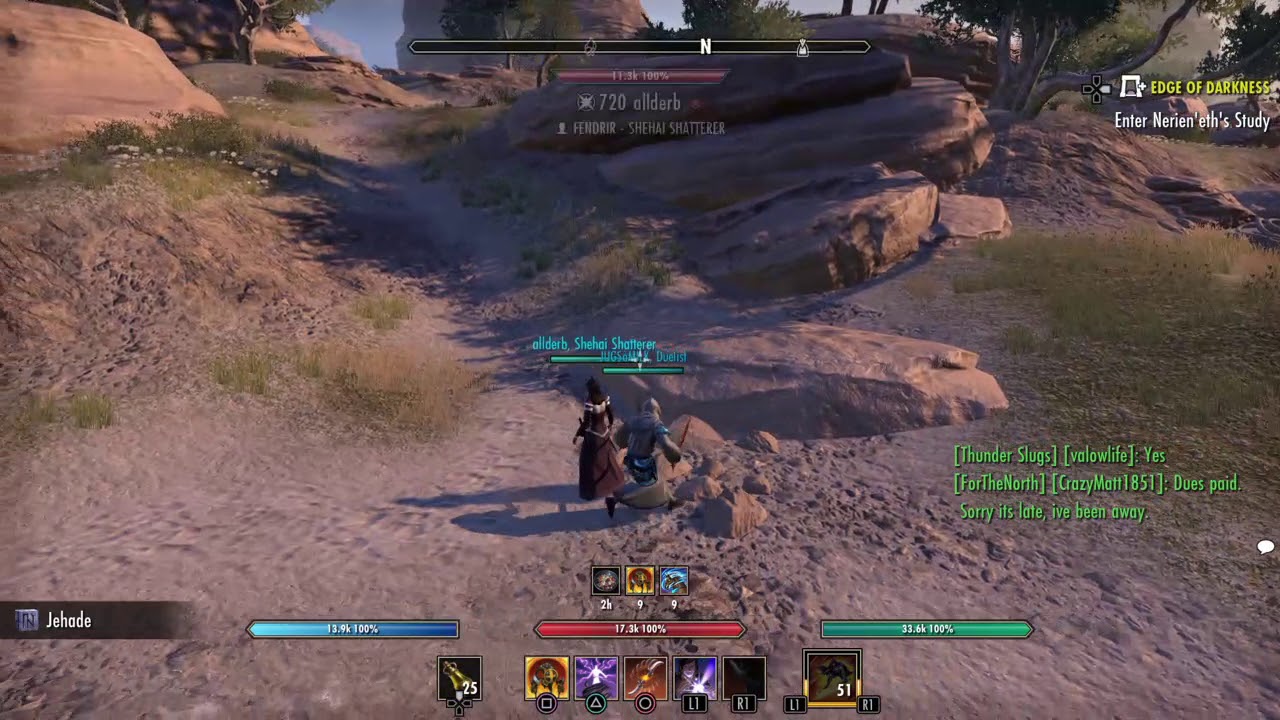 Hews Bane Double Nodes. Horses are slow. Node Theif