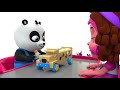 Learn Shapes With Wooden Toy Truck Pinky And Panda Toys TV 