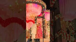 Aayojan Stage Effects Mahoba #brideandgroom #brideentry #marriage #groomentry #stageeffects