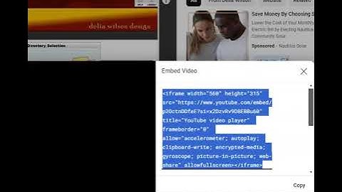 Inserting a YouTube Video Using Ckeditor