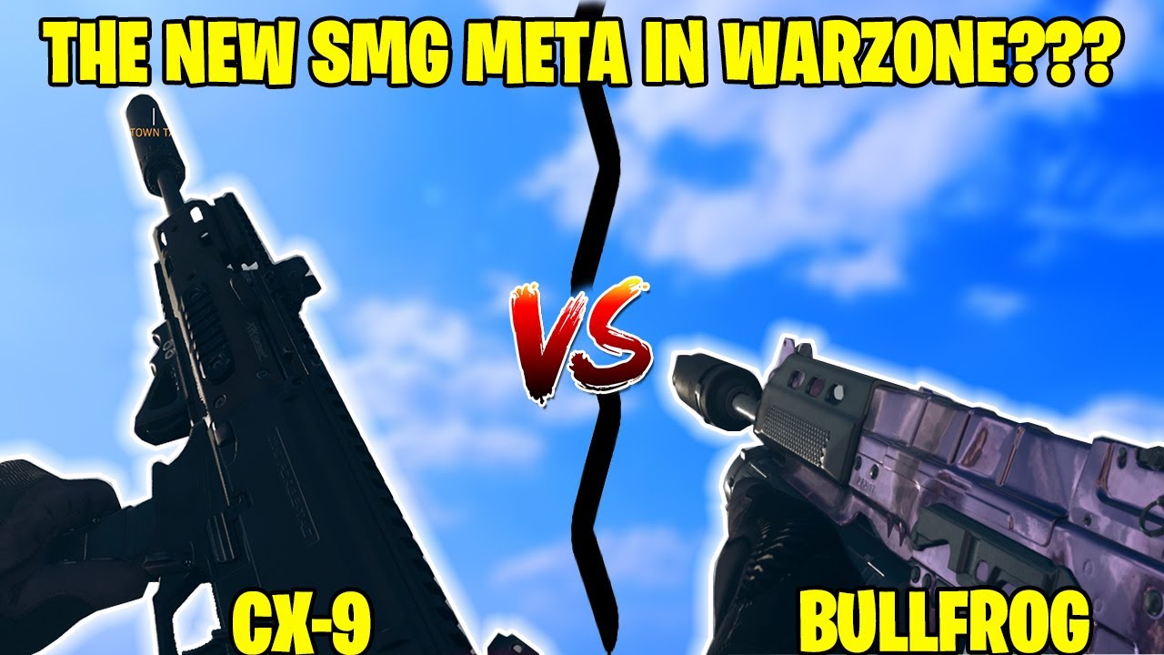 The NEW SMG META in WARZONE after UPDATE??? (CX-9 vs Bullfrog Warzone Comparison)