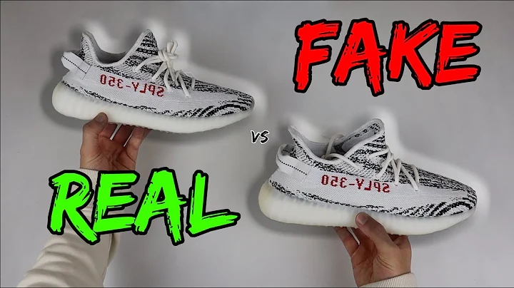 REAL VS FAKE! ADIDAS YEEZY BOOST 350 V2 ZEBRA COMPARISON! (2020 VERSION)