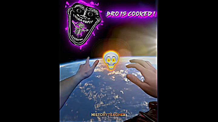 bro is cooked