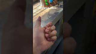 Train loco pilot cabin