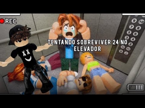 Tentando Sobreviver 24 horas no elevador💀..