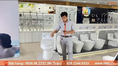 TDM.VN | Review bồn cầu nắp rửa cơ INAX AC-939/CW-S32VN bàn cầu 1 khối nắp rửa xả nhấn 2 chế độ