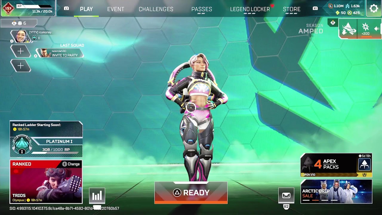 On The Radar Stream Apex Legends PS5 Masters Push