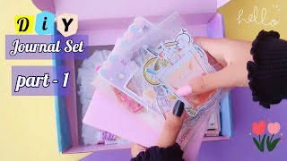 (part-1) How to Make Journal Set at Home / DIY JOURNAL SET /DIY Journal kit / DIY Journal Stationary