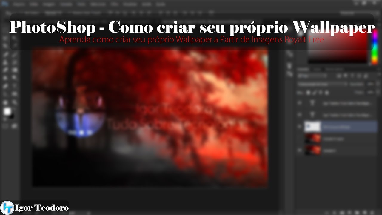 Como criar seu próprio Wallpaper YouTube