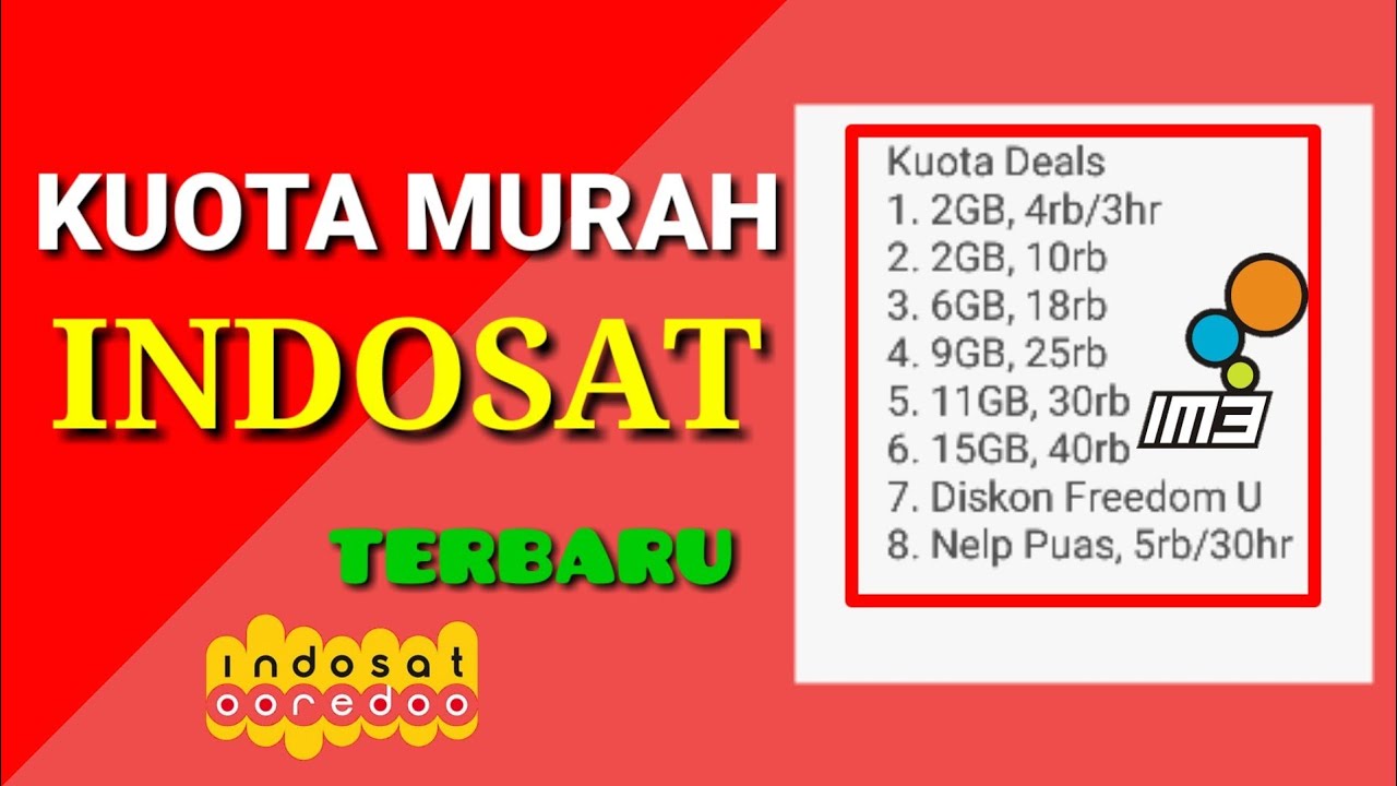 Paket Internet Murah Indosat Kode Dial Paket Indosat Super Murah Youtube