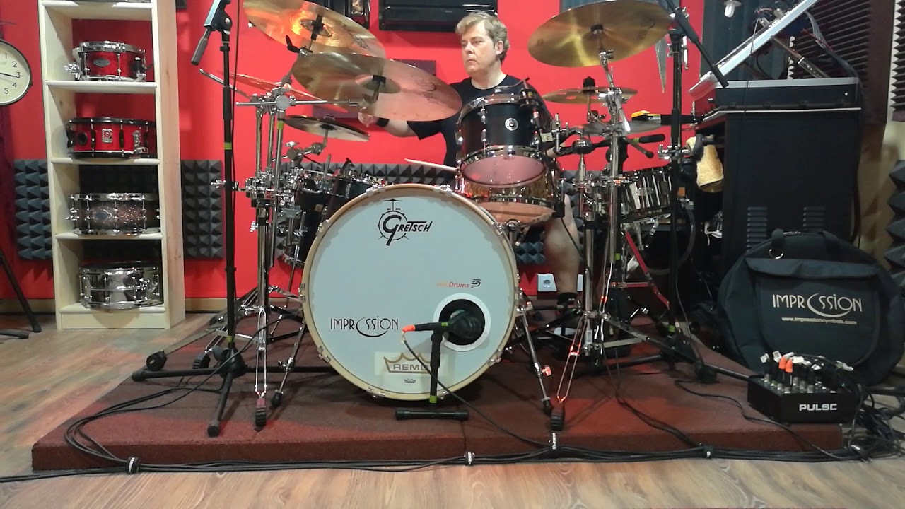 Gretsch Brooklyn drum tuning results YouTube