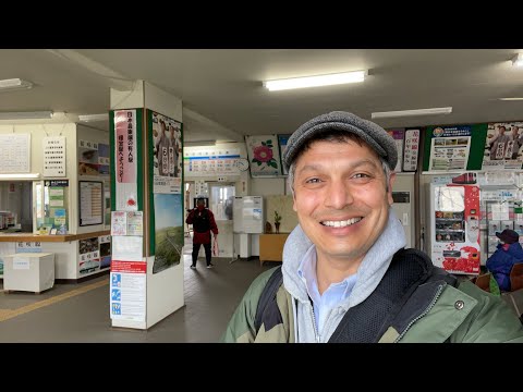 Nemuro Station & JR HANASAKI Line One-man Train