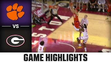 Georgia vs. Clemson Game Highlight | 2025-26 ACC Men