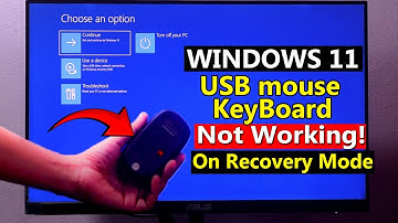 USB Mouse Keyboard Not Working in Windows 11 Recovery Mode, Windows 11 25H2 Fix