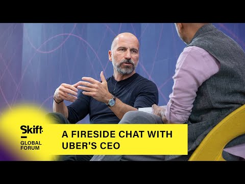 Uber CEO Dara Khosrowshahi at Skift Global Forum 2023