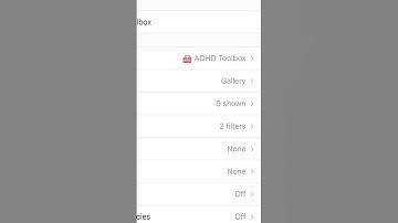 How to filter tools in our ADHD Toolbox 🧠 🧰 ✨FREE Notion template✨ #adhd #tools #notion #shorts