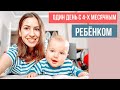 VLOG: ОДИН ДЕНЬ С 4Х МЕСЯЧНЫМ РЕБЁНКОМ #4месяца #режимдня #малыш #новорожденный