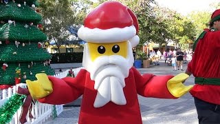 LEGOLAND Florida Christmas Bricktacular Highlights with LEGO Santa, Toy Soldier, Miniland