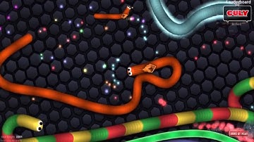 Chơi rắn săn mồi Slither.io được hạng 1 top ✓ vui quá - cu lỳ chơi game #27 - funny gameplay