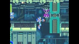 Mega Man X5: Squid Adlers Stage- No Damage, Buster Only