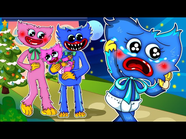 HUGGY WUGGY BABY IS SO SAD WITH FAMILY | Poppy Playtime Animation Compilation class=