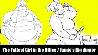 The Fattest Girl In The Office And Jamies Big Dinner Comic Dub
