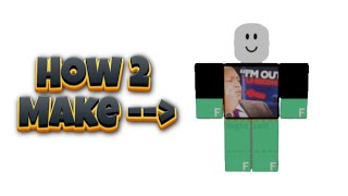 How to make polytoria shirts! [OLD]