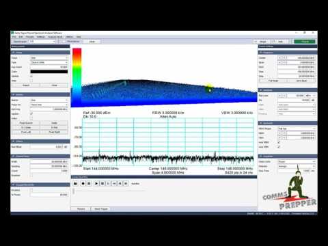 Signal Hound USB-TG44A Tracking Generator - Testing Antennas - YouTube