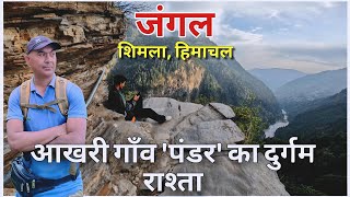 Jakha To Pandar Village Trek Shimla, Himachal Pradesh Dodra Kwar Series Inside The Forest