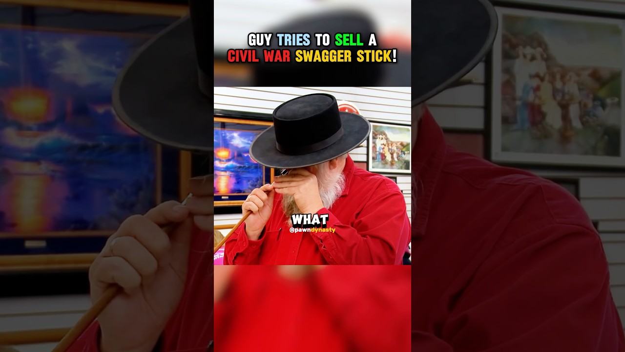 Парень пытается продать палку хвастовства времён гражданской войны! 😱
