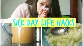 Sick Day Life Hacks | How To Fight a Cold or Flue Naturally