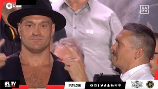 TYSON FURY REFUSES TO LOOK AT OLEKSANDR USYK, WHO LOOKS RIGHT AT HIM WITH ICE COLD STARE | FACE-OFF