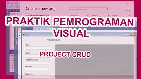 Membuat Project CRUD dengan VB NET dan MySQL